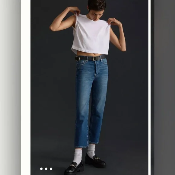 Pistola Charlie High-Rise Straight Ankle Jeans size 25 - Picture 1 of 5